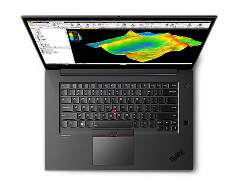 联想 ThinkPad P1隐士 2020(酷睿i7-10750H/16GB/512GB/Quadro T1000/FHD)俯视