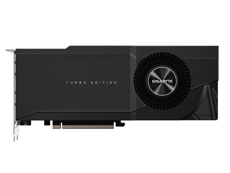 技嘉GeForce RTX 3090 TURBO 24G 正面