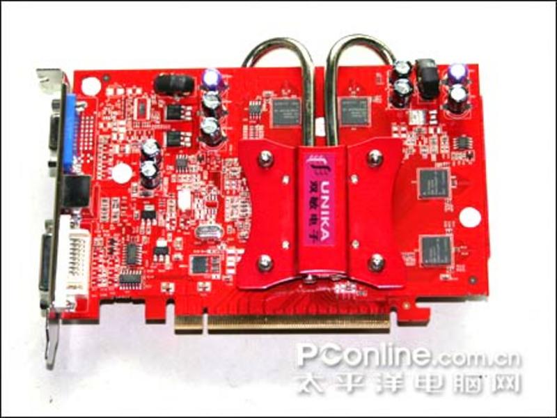 双敏火旋风PCX7018XT冰翼版 正面