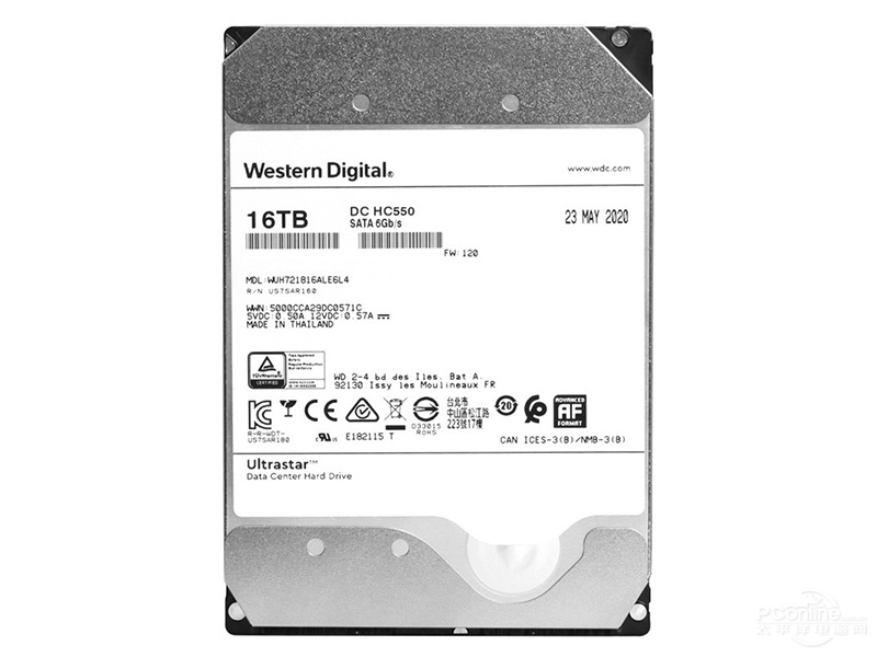 Ultrastar DC HC550 16TB 512M SATA Ӳ(WUH721816ALE6L4)ͼ