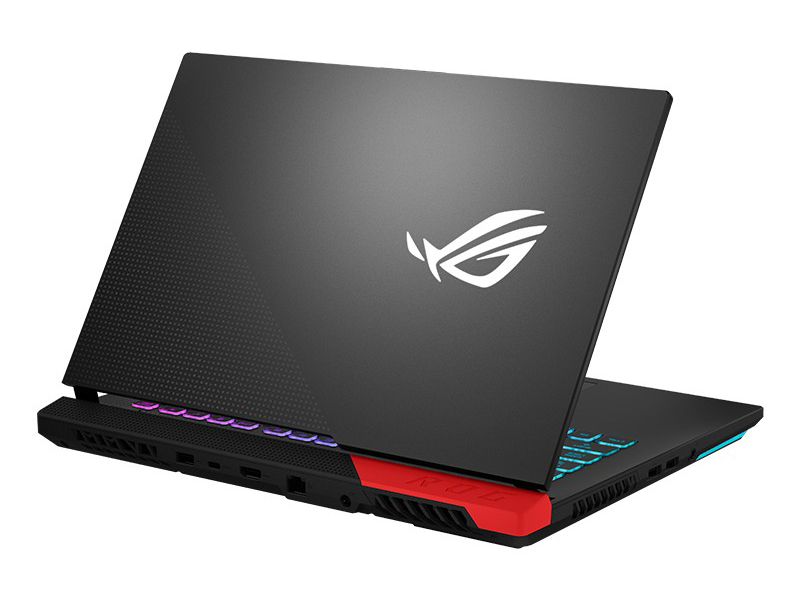 ROG魔霸新锐 2021(R9-5900HX/16GB/512GB/RTX3060)背面斜视