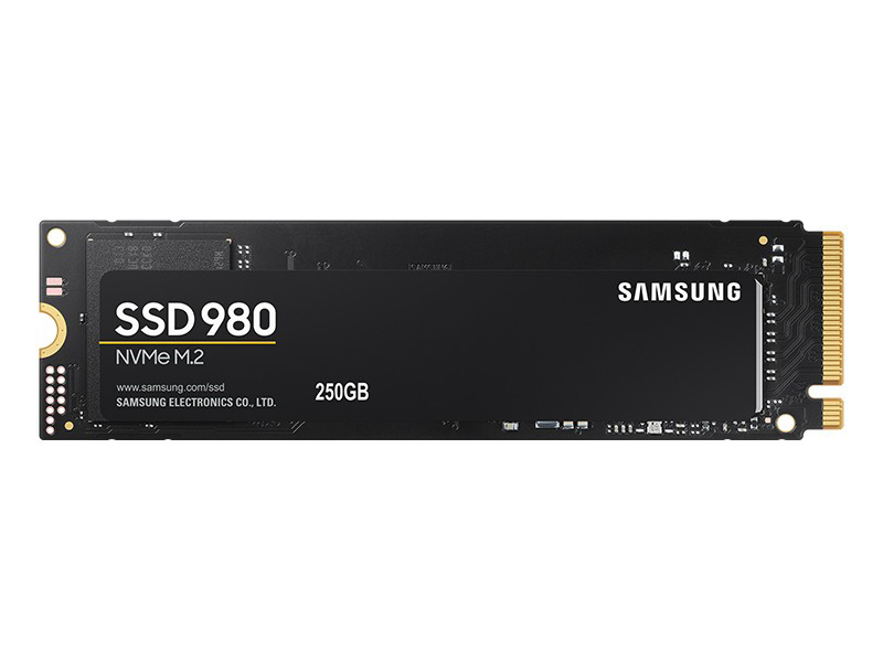 三星 980 250GB NVMe M.2 SSD 正面