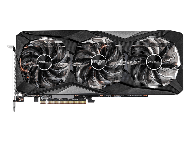 华擎AMD Radeon RX 6700 XT Challenger Pro 12GB OC 正面