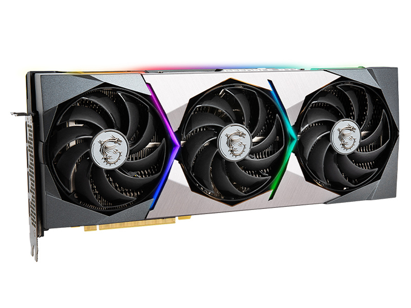 微星GeForce RTX 3080 Ti SUPRIM X 12G 正面