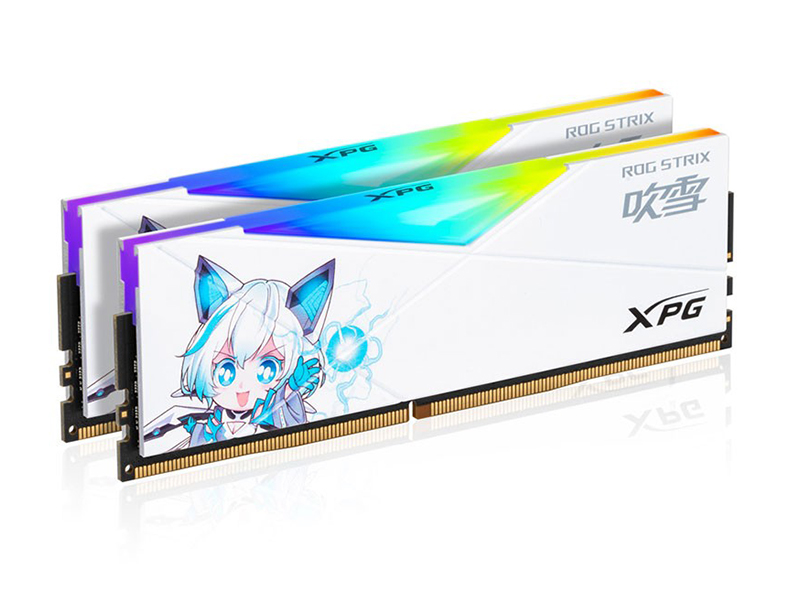 威刚XPG龙耀-华硕吹雪联名D50 RGB DDR4 3600 32GB(16GB×2)主图