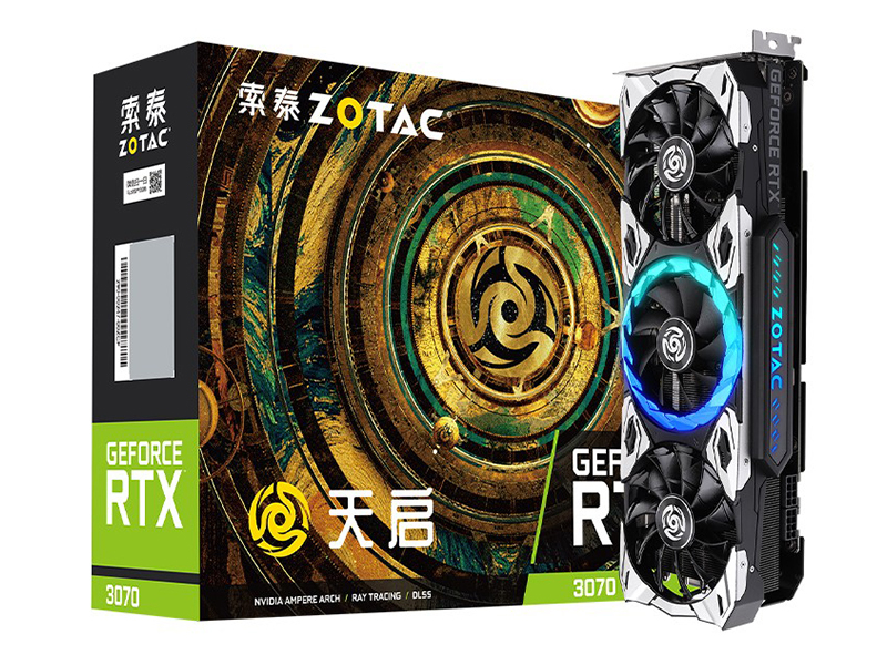 索泰RTX 3070-8GD6 天启 GOC