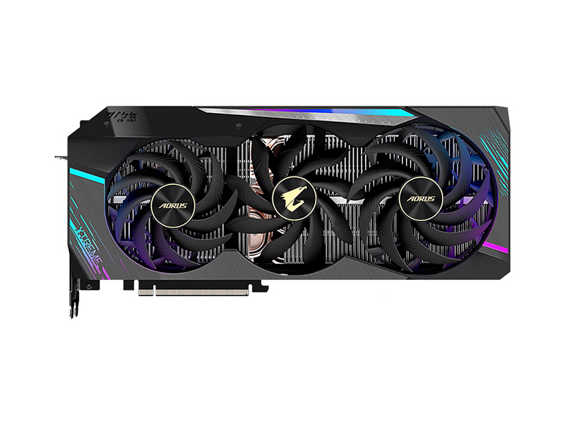 技嘉AORUS GeForce RTX 3080 XTREME 10G LHR 正面