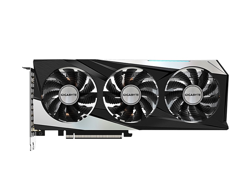 技嘉GeForce RTX 3060 Ti GAMING OC 8G LHR正面