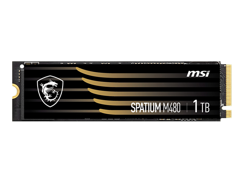 微星M480 SPATIUM 1TB M.2 SSD 正面