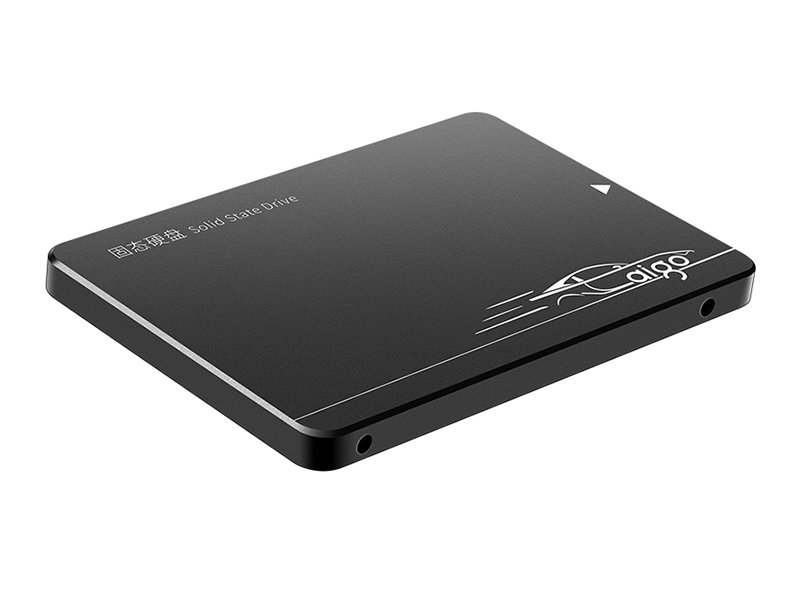 aigo S500E 120GB SATA3 SSD45度前视