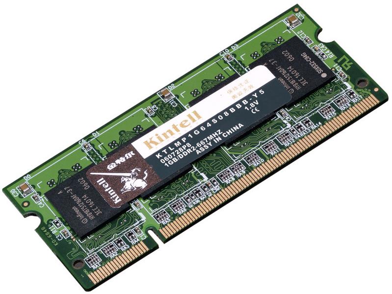 金特尔KTLMP1G64S08BBB-S5(NB1GB/DDR800) 图片