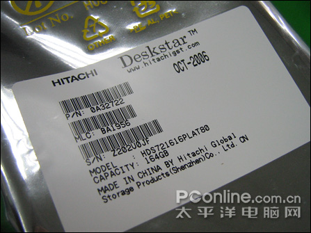 HGST(ԭ)160G/IDE/8M(HDS721616PLAT80)ͼ