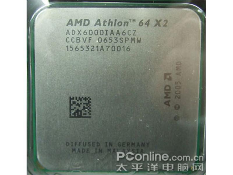 AMD AM2 Athlon 64 X2 6000+(90nm)/盒装