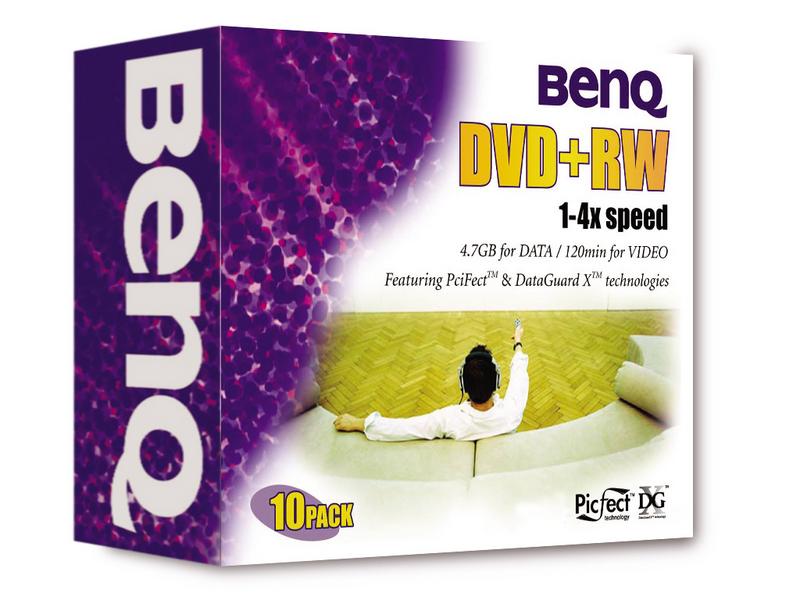 明基4X DVD+RW单片厚盒(精装) 图片