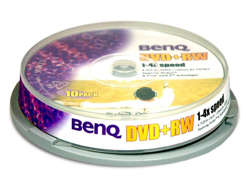明基4X DVD+RW10片桶装(标准系列) 图片