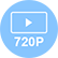 高清格式：720p