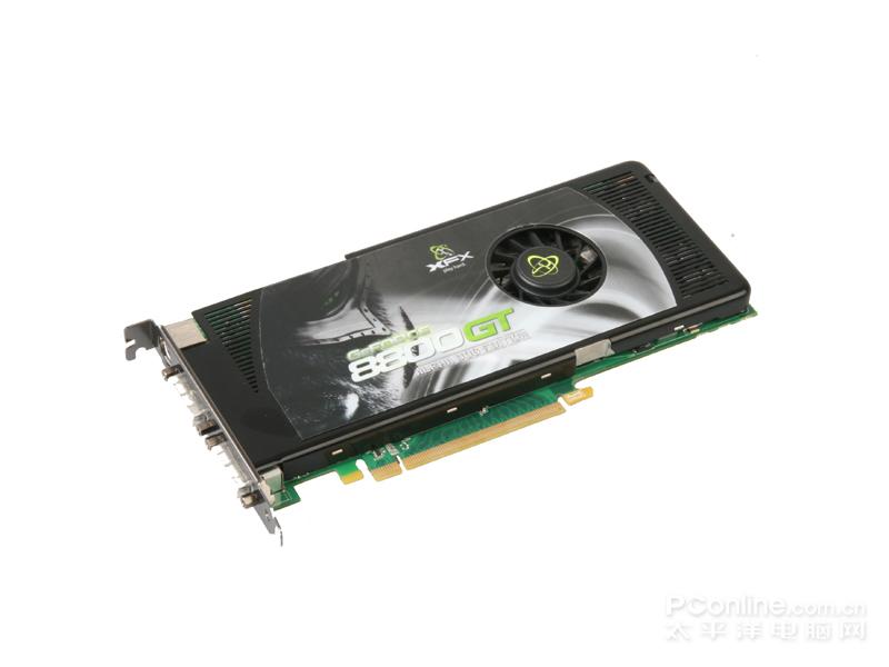 讯景GeForce 8800GT(T88P-YDF)正面