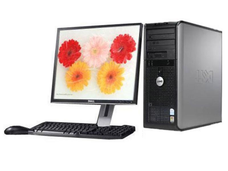 戴尔OptiPlex 755MT(Q6600/2G/250G/256M/17LCD) 整体图