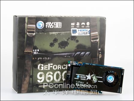 影驰9600GT中将版