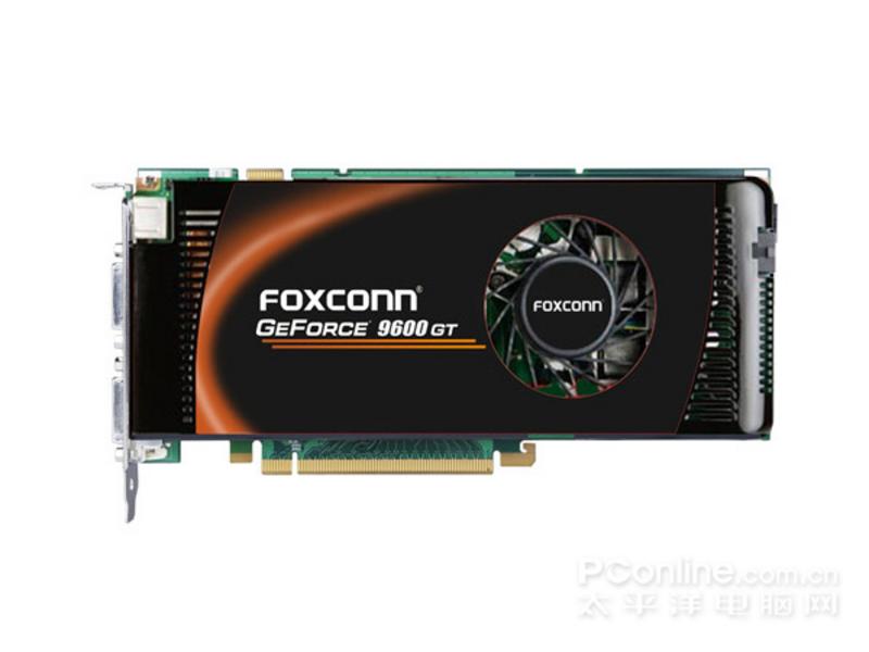 富士康GeForce 9600GT 正面