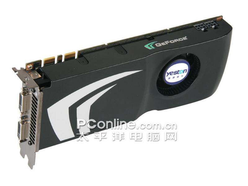 盈通G9800GTX-512GD3豪华版 正面