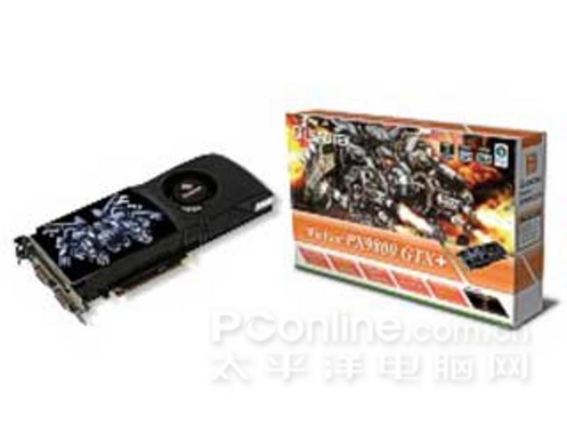 丽台9800GTX+ 正面