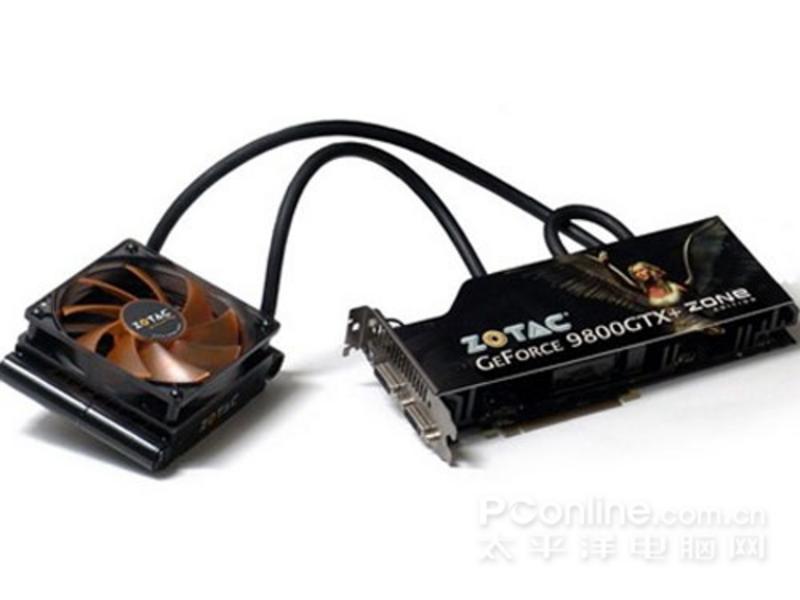 索泰9800GTX+ ZE 正面