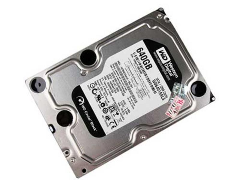 西部数据640G 32M SATA2 黑盘