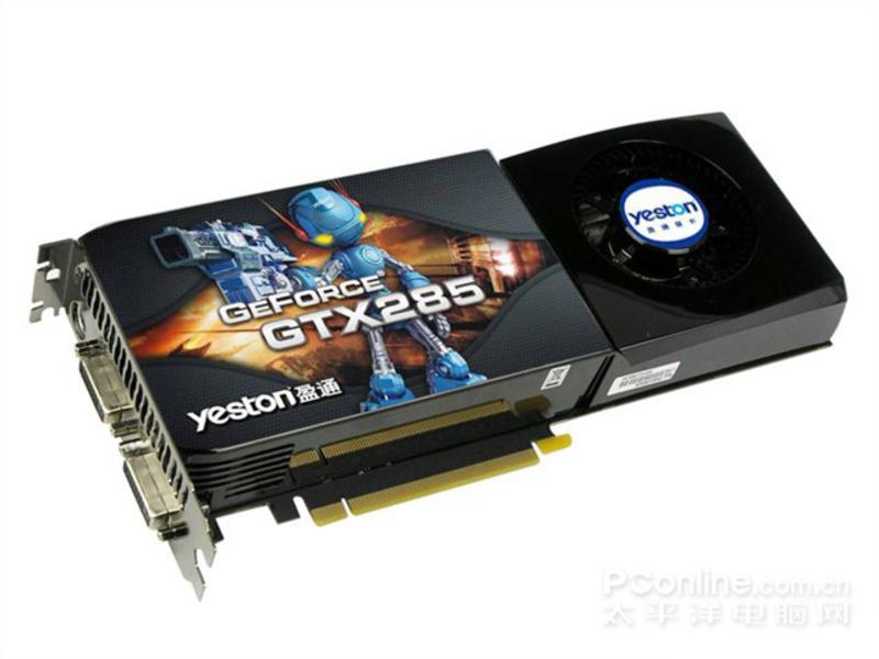 盈通GTX285-1024GD3豪华版正面