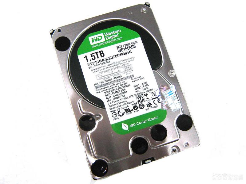 西部数据1.5T 32M SATA2绿盘主图