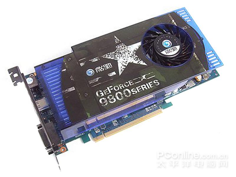 影驰9800GTX+中将版 正面