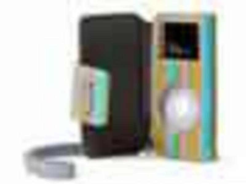 贝尔金iPod nano NE彩虹条纹保护套 图片