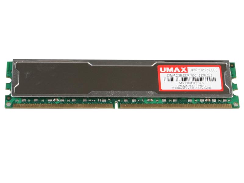 UMAX DDR2 800 2G(带散热片) 主图