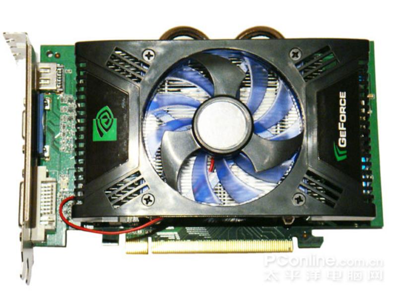 巴科斯GeForce 9800GT 极速版 正面