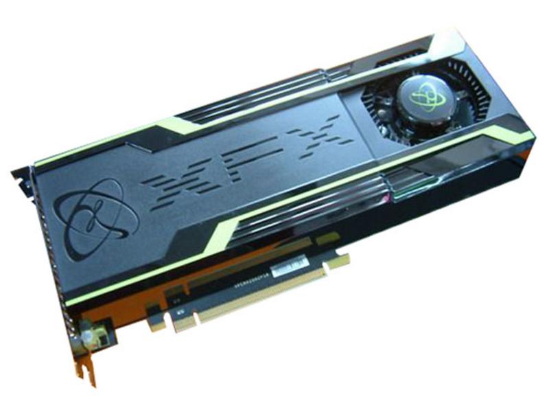 讯景GTX260黑甲版 正面