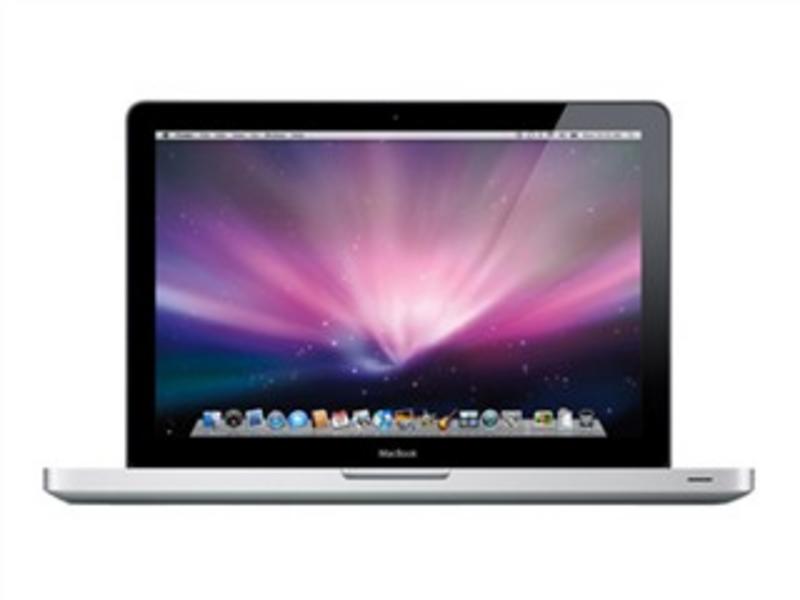 苹果MacBook MC240 背面斜视