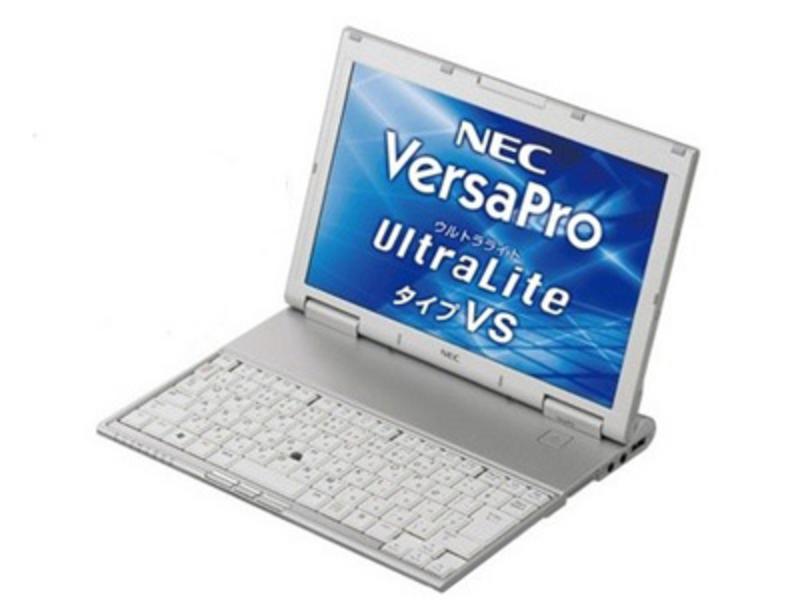 NEC Versa Pro J UltraLite 俯视