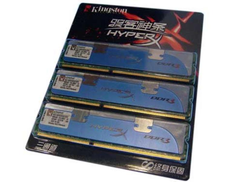 金士顿DDR3 1600 6G骇客神条套装(CL9) 主图