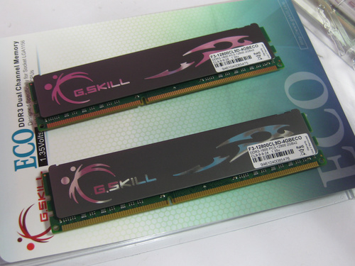 芝奇DDR3 1600 4G套装