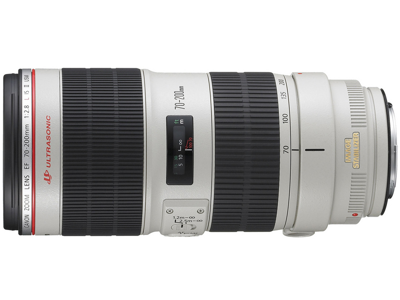 佳能EF 70-200mm F/2.8L IS II USM 小白IS二代 侧面