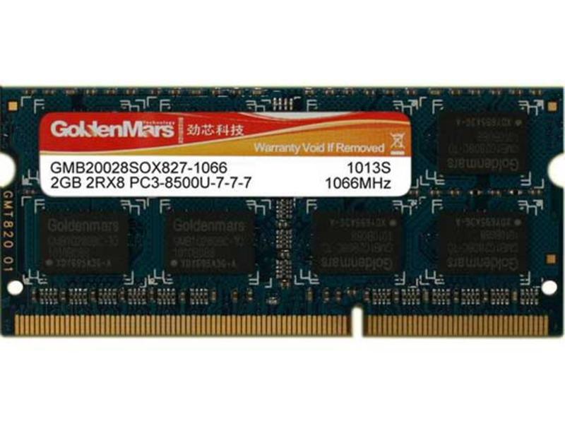 劲芯2G DDR3 1066(GMB20028SOX827-1066) 图片