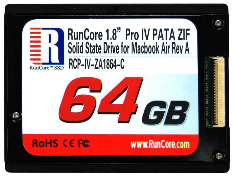 RunCore ProIV ZIF  64GB (For Mac) 正面