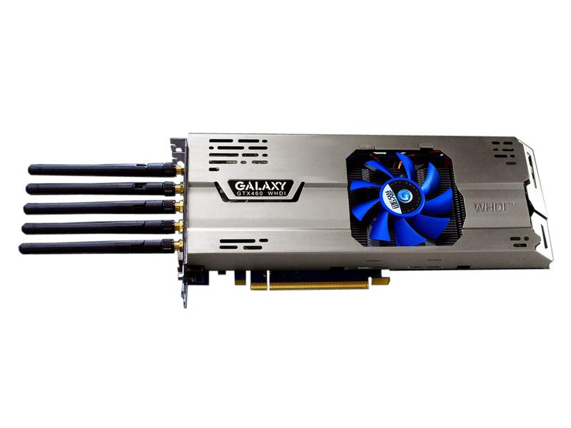 影驰GTX460 WHDI正面