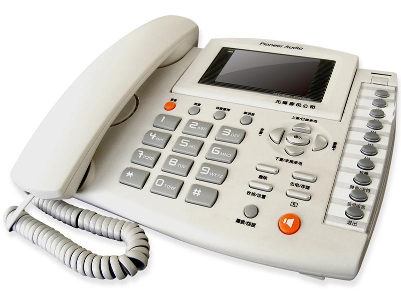 先锋600小时第六代智能录音电话VA-BOX600H(白) 图片