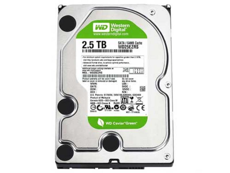 西部数据2.5TB 64M SATA2绿盘 主图