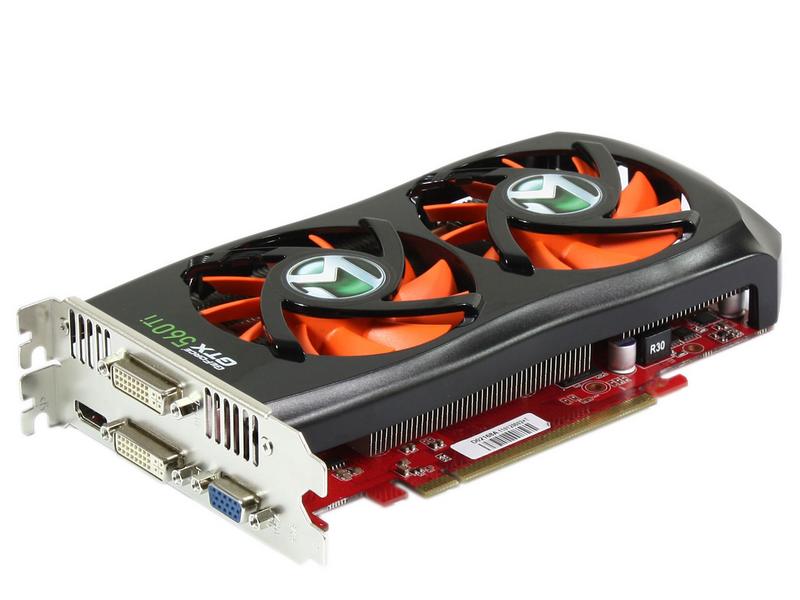 铭瑄GTX560Ti黑武士45度正面