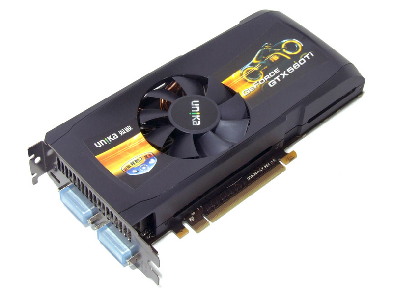 双敏无极2 GTX560TI DDR5黄金版