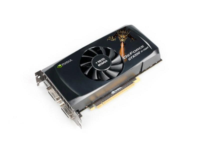 精雷GTX550Ti-1GD5正面