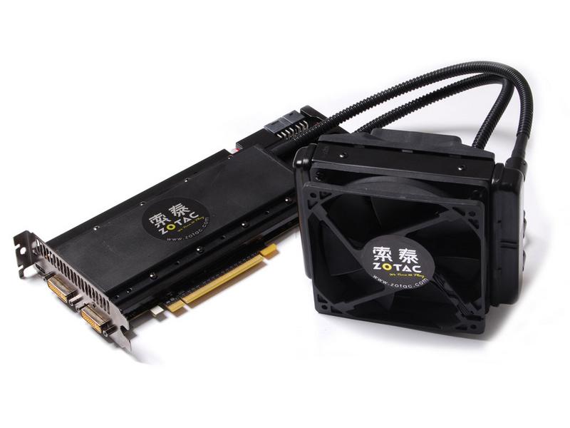 索泰GTX580冰铠士 正面