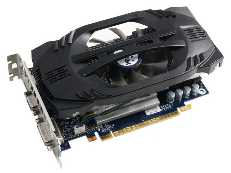 盈通GTX550Ti1024GD5极速版 正面